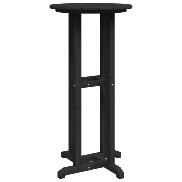 vidaXL Μαύρο Τραπέζι Μπαρ 55x55x107cm 1 τεμ.