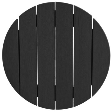 vidaXL Μαύρο Τραπέζι Μπαρ 55x55x107cm 1 τεμ.