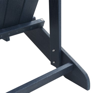vidaXL Καρέκλα Adirondack Ναυτικό Μπλε 74x82x91cm HDPE 1 τεμ.