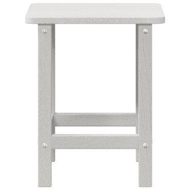 vidaXL Τραπεζάκι Πλευράς Λευκό 38x38x46cm Πολυαιθυλένιο 1 τεμ.
