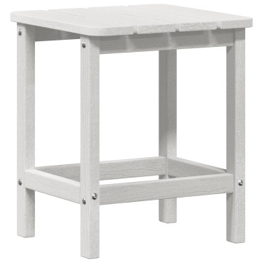 vidaXL Τραπεζάκι Πλευράς Λευκό 38x38x46cm Πολυαιθυλένιο 1 τεμ.