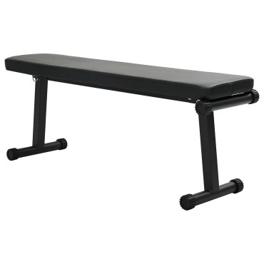 vidaXL Αναδιπλούμενος Πάγκος Βάρη 100 kg Μαύρος 107x27x41 cm Ατσάλι