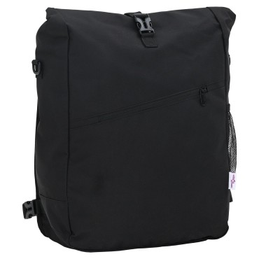 vidaXL Τσάντα Ποδηλάτου για Ρακέτα 25 L Μαύρη 33x16x48 εκ.