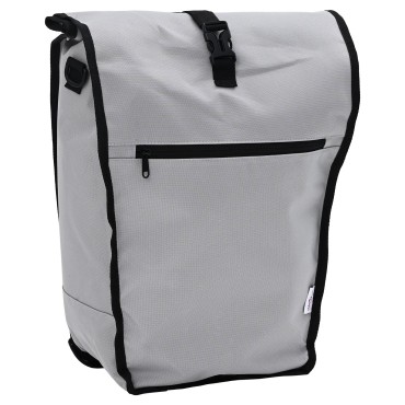 vidaXL Τσάντα Ποδηλάτου για Ράγα 20 L Γκρι 34x16x59 εκ.