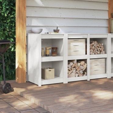 vidaXL Ντουλάπα Κουζίνας με ράφι MEPPEL Λευκό 55x55x92cm