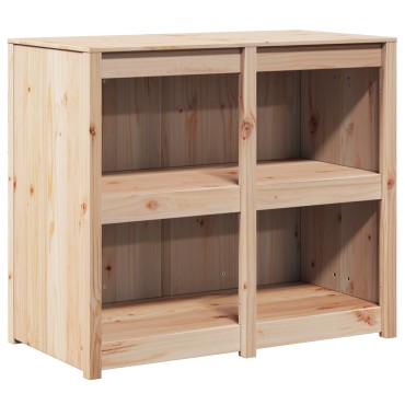 vidaXL Ντουλάπα Εξωτερικής Κουζίνας 106x55x92cm Από Στερεό Ξύλο Πεύκο