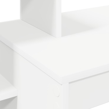 vidaXL Γραφείο Λευκό Επεξεργασμένο Ξύλο 100x40x90cm 1 τεμ.