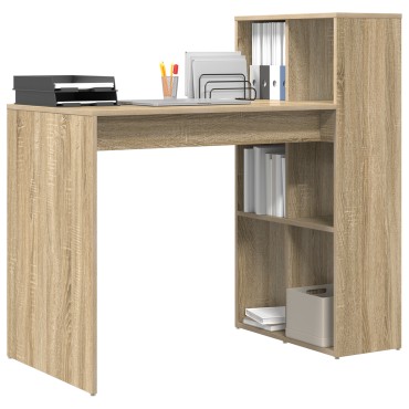 vidaXL Γραφείο Δρύς Sonoma Επεξεργασμένο Ξύλο 108x55x103.5cm 1 τεμ.