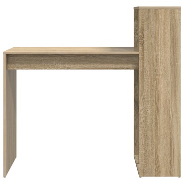 vidaXL Γραφείο Δρύς Sonoma Επεξεργασμένο Ξύλο 108x55x103.5cm 1 τεμ.