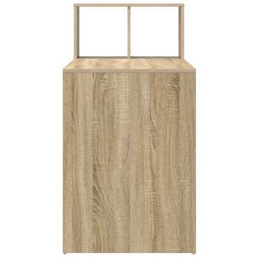 vidaXL Γραφείο Δρύς Sonoma Επεξεργασμένο Ξύλο 108x55x103.5cm 1 τεμ.