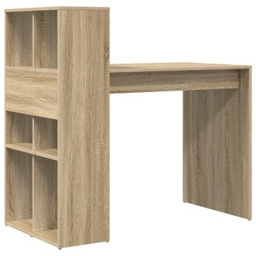 vidaXL Γραφείο Δρύς Sonoma Επεξεργασμένο Ξύλο 108x55x103.5cm 1 τεμ.