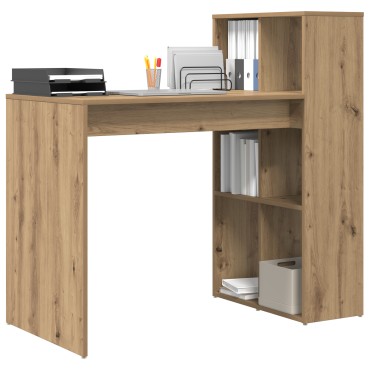 vidaXL Γραφείο Συγγραφής Artisan Oak Μοριοσανίδα Μεσαίο