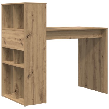 vidaXL Γραφείο Συγγραφής Artisan Oak Μοριοσανίδα Μεσαίο