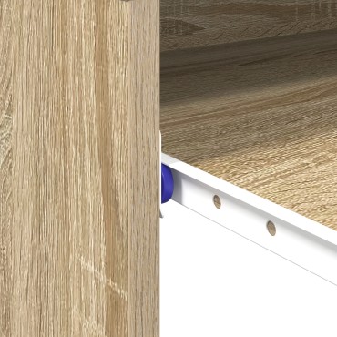 vidaXL Γραφείο Δρύς Sonoma Επεξεργασμένο Ξύλο 77.5x43x79cm 1 τεμ.