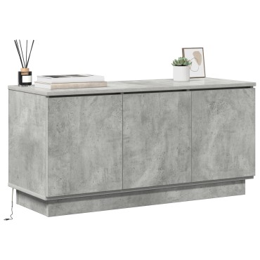 vidaXL Τηλεοπτική Ντουλάπα Σκυρόδεμα Γκρι 100x38x49cm Επεξεργασμένο Ξύλο