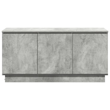 vidaXL Τηλεοπτική Ντουλάπα Σκυρόδεμα Γκρι 100x38x49cm Επεξεργασμένο Ξύλο