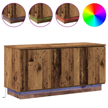vidaXL ντουλάπι τηλεόρασης παλιό ξύλο 100x38x49cm επεξεργασμένο ξύλο