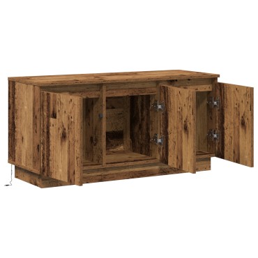 vidaXL ντουλάπι τηλεόρασης παλιό ξύλο 100x38x49cm επεξεργασμένο ξύλο