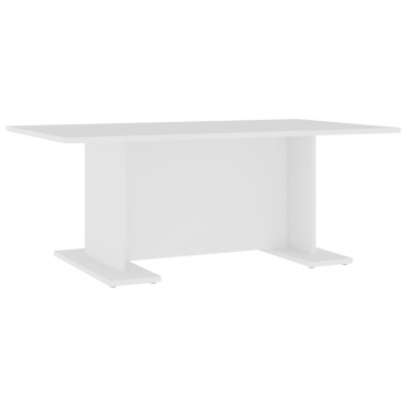 vidaXL Τραπεζάκι Σαλονιού Λευκό 103,5x60x40cm από Επεξ. Ξύλο 1 τεμ.