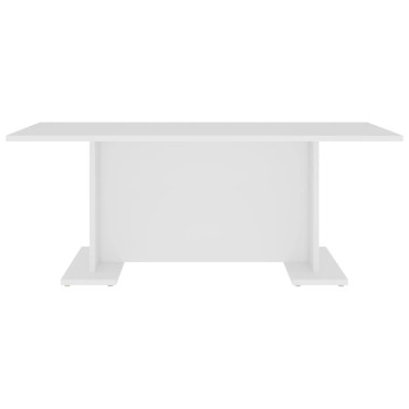 vidaXL Τραπεζάκι Σαλονιού Λευκό 103,5x60x40cm από Επεξ. Ξύλο 1 τεμ.
