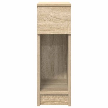 vidaXL Κομοδίνο με συρτάρι Sonoma Δρυς 20x36x60cm 1 τεμ.