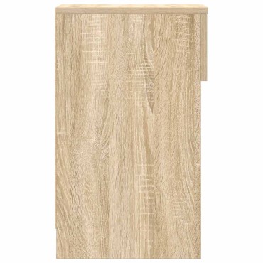 vidaXL Κομοδίνο με συρτάρι Sonoma Δρυς 20x36x60cm 1 τεμ.