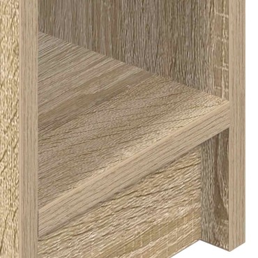 vidaXL Κομοδίνο με συρτάρι Sonoma Δρυς 20x36x60cm 1 τεμ.