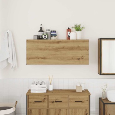 vidaXL Ντουλάπι τοίχου μπάνιου Artisan Oak 100x25x40cm 1 τεμ.