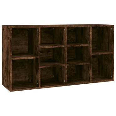 vidaXL Παπουτσοθήκη Καπνιστή Δρυς 103x30x54,5cm Επεξεργασμένο Ξύλο