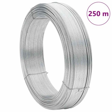 vidaXL Σύρμα Περίφραξης 250 μ. / 1,4 χιλ. Ατσάλινο