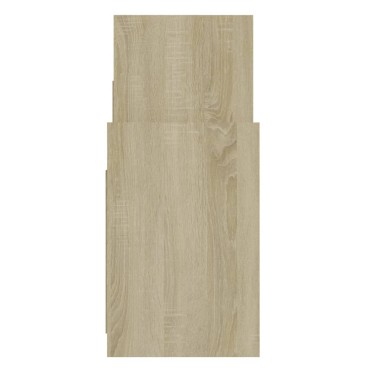 vidaXL Βοηθητικό Ντουλάπι Sonoma Δρυς 60x26x60cm από Επεξ. Ξύλο 1 τεμ.