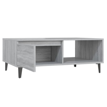 vidaXL Τραπεζάκι Σαλονιού Γκρι Sonoma 90x60x35cm Επεξεργασμένο Ξύλο 1 τεμ.