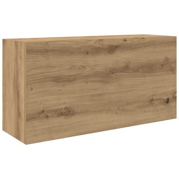 vidaXL Ντουλάπι τοίχου μπάνιου Artisan Oak Κατασκευασμένο ξύλο 80x25x40 cm 1 τεμ.