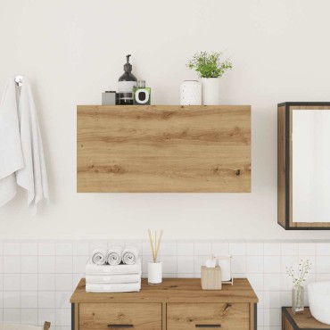 vidaXL Ντουλάπι τοίχου μπάνιου Artisan Oak Κατασκευασμένο ξύλο 80x25x40 cm 1 τεμ.