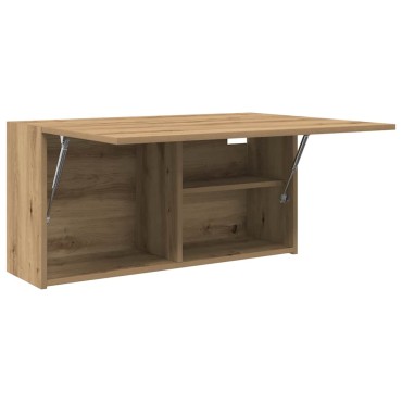 vidaXL Ντουλάπι τοίχου μπάνιου Artisan Oak Κατασκευασμένο ξύλο 80x25x40 cm 1 τεμ.
