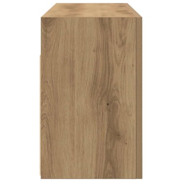 vidaXL Ντουλάπι τοίχου μπάνιου Artisan Oak Κατασκευασμένο ξύλο 80x25x40 cm 1 τεμ.