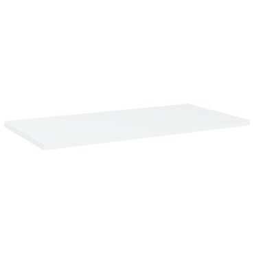 vidaXL Ράφια Βιβλιοθήκης 4 τεμ. Λευκά 60x30x1,5cm από Μοριοσανίδα