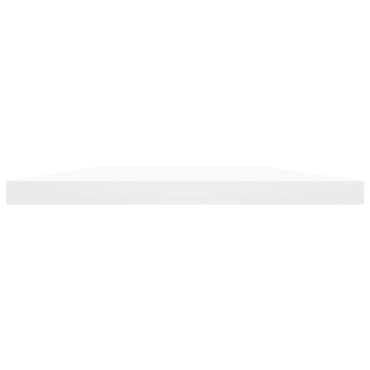 vidaXL Ράφια Βιβλιοθήκης 4 τεμ. Λευκά 60x30x1,5cm από Μοριοσανίδα