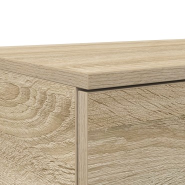 vidaXL Συρτάρια Κρεβατιού Σονομά Καρυδιά 90x36,5x16,5cm Επεξεργασμένο Ξύλο 1 τεμ.