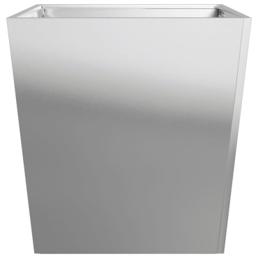 vidaXL Ζαρντινιέρα Κήπου 50x50x50 εκ. από Γαλβανισμένο Χάλυβα