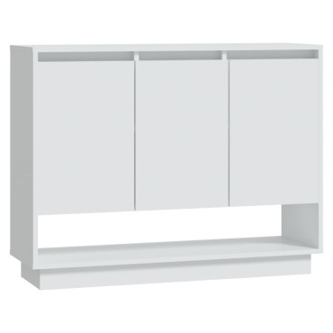 vidaXL Συρταριέρα Λευκή 97x31x75cm από Επεξεργασμένο Ξύλο 1 τεμ.