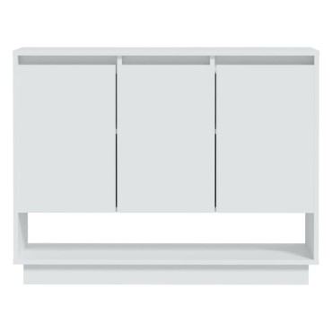vidaXL Συρταριέρα Λευκή 97x31x75cm από Επεξεργασμένο Ξύλο 1 τεμ.