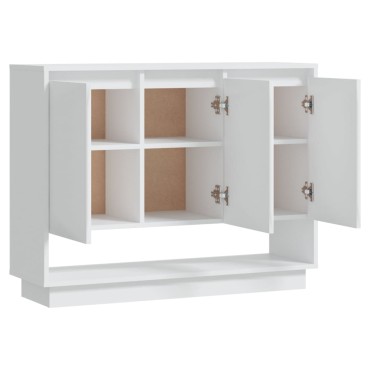 vidaXL Συρταριέρα Λευκή 97x31x75cm από Επεξεργασμένο Ξύλο 1 τεμ.