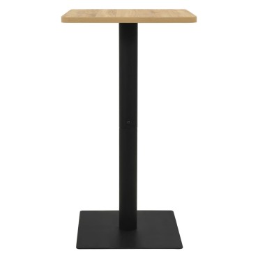 vidaXL Τραπέζι Bistro Χρώμα Δρυός 50x50x107cm 1 τεμ.