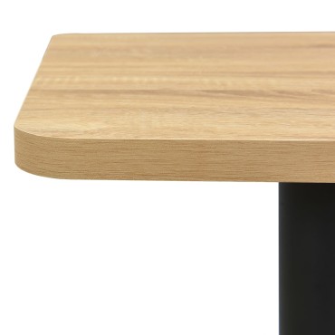 vidaXL Τραπέζι Bistro Χρώμα Δρυός 50x50x107cm 1 τεμ.