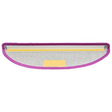 vidaXL Πατάκια Σκάλας 10 τεμ. Βιολετί 65 x 21 x 4 εκ.