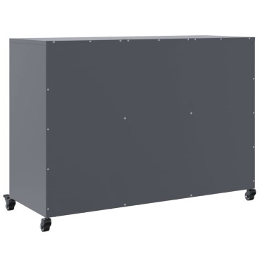 vidaXL Ντουλάπι Ανθρακί 100,5x39x72cm από Χάλυβα 1 τεμ.