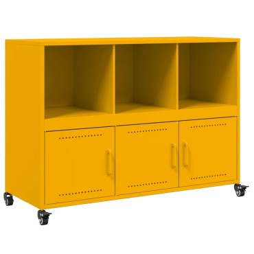 vidaXL Ντουλάπι Μουσταρδί 100,5x39x72cm από Ατσάλι 1 τεμ.