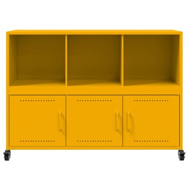 vidaXL Ντουλάπι Μουσταρδί 100,5x39x72cm από Ατσάλι 1 τεμ.