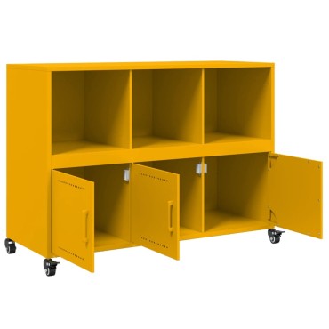 vidaXL Ντουλάπι Μουσταρδί 100,5x39x72cm από Ατσάλι 1 τεμ.